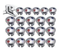 Témoin de chaleur - Lot de 20 étiquettes imperméables pour robinet à chaud de 60 g | Pièce de rechange de diamètre pour | Signaux froids et froids, étiquette