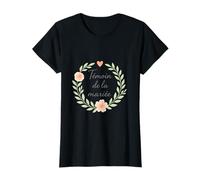 Témoin de la Mariée Couronne Fleurs EVJF Chic T-Shirt