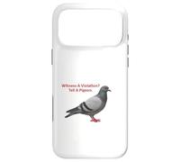 Témoin d'une Violation ? Dites à Un Pigeon Coque pour iPhone 17 Pro Max