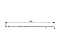 BOSCH Contact d'avertissement, usure des plaquettes de frein pour BMW