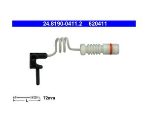 Témoin d'usure, plaquettes de frein ATE 24.8190-0411.2
