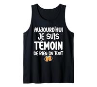 témoin futur marié enterrement de vie de garçon humour bière Débardeur