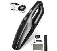 TEMOLA Aspirateur à Main Puissant, Aspirateur Voiture Puissant, Rechargeable avec Un Filtre à Tas, Mini Aspirateur à Vide à Main pour L'Intérieur du Bureau à Domicile Automobile