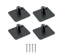 TEMOOUES 4 Pièces Ensemble De Crochets De Fixation Efficaces Accessoires pour Mélangeur Alimentaire Crochets De Stockage De Fixation De Batteur sur Socle De Stockage De Crochet De Pâte De ABS