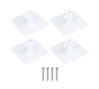 TEMOOUES 4 Pièces Ensemble De Crochets De Fixation Efficaces Accessoires pour Mélangeur Alimentaire Crochets De Stockage De Fixation De Batteur sur Socle De Stockage De Crochet De Pâte De ABS