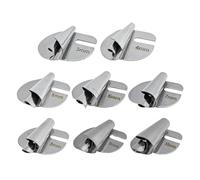 TEMOOUES 8X Jeu De Pieds D'ourlet Roulé À Coudre 3mm-10mm De Large Roulé Étroit Machine Presseur
