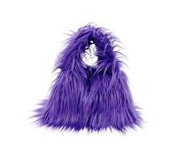 TEMOOUES À Bandoulière En Peluche Pour Vintage Épaule Douce Poignée Supérieure Tendance Messagers D'hiver À Main Rétro Bandoulière Rétro Poignée Supérieure D'hiver Épaule En Peluche