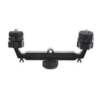 TEMOOUES Adaptateur noir pour trépied, tablette, téléphone et appareil photo - Filetage 6,35 mm vers rotule 17 mm