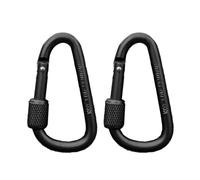 TEMOOUES Alliage D'aluminium Extérieur Multicolore Mousqueton Verrouillage Mousqueton Porte-clés pour Sacs À Camping Randonnée Voyages Porte-clés Crochet