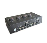 TEMOOUES Amplificateur De Microphones À Condensateur De Préampli De en Métal pour des Enregistrements Propres avec Filtre Passe-Bas Amplificateur De Microphone À Condensateur De Son Dynamique