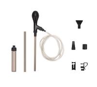 TEMOOUES Aquariums Siphons Réservoirs De Poisson Siphons Vide Volet Pompe Semi-Automatique Changeur Changement Filtre