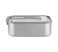 TEMOOUES Boîte à déjeuner rectangulaire anti-fuite de 800 ml - Anti-déversement - Portable - Pour la préparation des repas - Pour voyage, cuisine, boîte à déjeuner carrée