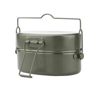 TEMOOUES Bonne qualité Belle boîte à déjeuner, boîte à, Army Green | Récipient à déjeuner empilable séparé, boîte à déjeuner isolée étanche avec poignée de transport facile