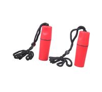 TEMOOUES Bouteilles portables résistantes aux éclaboussures pour rangement d'équipements avec fermeture ergonomique étanche pour téléphone, Couleur : rouge., Taille unique