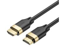 TEMOOUES Câble vidéo 2.1 avec un son clair pour les configurations, 1m | Prise en dynamique de la profondeur de couleur 12 bits pour les jeux et les cinémas intenses, visuel 3D
