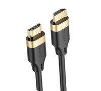 TEMOOUES Câble vidéo 2.1 avec un son clair pour les configurations, 2m | Prise en dynamique de la profondeur de couleur 12 bits pour les jeux et les cinémas intenses, visuel 3D