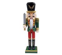 TEMOOUES Casse-Noisette De Noël en Bois Soldat du Roi Casse-Noix Figurine Casse-Noix pour Fête De Noël Centres De Table