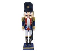 TEMOOUES Casse-Noisette De Noël en Bois Soldat du Roi Casse-Noix Figurine Casse-Noix pour Fête De Noël Centres De Table