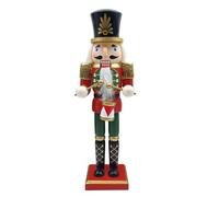 TEMOOUES Casse-Noisette De Noël en Bois Soldat du Roi Casse-Noix Figurine Casse-Noix pour Fête De Noël Centres De Table