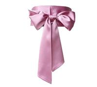 TEMOOUES Ceinture À Nœud Papillon Pour Femmes 250cm Décoration De Robe Sangle Taille Jupe Long Ruban Large Ceinture Mariée