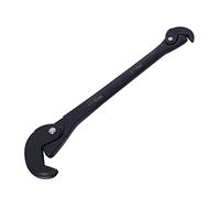TEMOOUES Clé à cliquet multifonction 310 mm Double Clé rapide manuelle avec ressort Convient pour vis de 8 à 42 mm