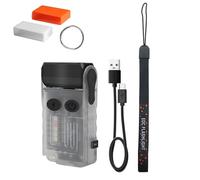 TEMOOUES Clip Chapeau Lampe Poche Épreuve d'eau Torche Lampe Poche À Main-d'œuvre Torche Randonnée Randonnée Camping Extérieur Lampe Poche Clip Camp Camping Clip