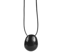 TEMOOUES Collier long avec cordon ciré à la mode, breloque moderne avec pendentif en perles, idéal pour les voyages et les événements sociaux, polyvalent à la mode