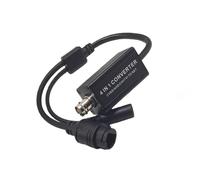 TEMOOUES Convertisseur vidéo CCTV professionnel avec conversion analogique numérique 4 en 1 BNC entrée RJ45 sortie RTSP adaptateur réseau
