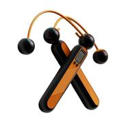 TEMOOUES Corde De Saut sans Fil avec Compteur Numérique Rotation Roulement en Douceur pour Sauter avec