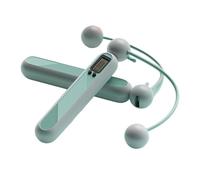 TEMOOUES Corde De Saut sans Fil avec Compteur Numérique Rotation Roulement en Douceur pour Sauter avec