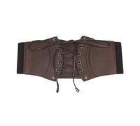 TEMOOUES Corset Modelant Le Corps Pour Femmes Léger Cintré À La Taille Amincissant Pour Améliorer Le Soutien Ceinture Gothique Pour Dames