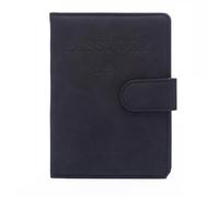 TEMOOUES Couverture Du Porte-passeport Pu Leather Travel Wallet Case Organizer Pour Les Cartes De Visite Cartes Crédit Passe COUVERTURE BLOCK LA CARDRE POUR CARTE BESTRE