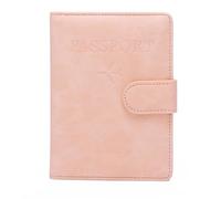 TEMOOUES Couverture Du Porte-passeport Pu Leather Travel Wallet Case Organizer Pour Les Cartes De Visite Cartes Crédit Passe COUVERTURE BLOCK LA CARDRE POUR CARTE BESTRE