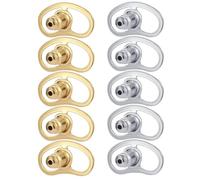 TEMOOUES Earrin De Verrouillage pour Lobes d'oreilles Remplacements De De Boucle d'oreille Serrures Métalliques en Forme De Nez De Porc pour Un Remplacement Sécurisé du De Goujon