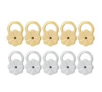 TEMOOUES Earrin De Verrouillage pour Lobes d'oreilles Remplacements De De Boucle d'oreille Serrures Métalliques en Forme De Nez De Porc pour Un Remplacement Sécurisé du De Goujon