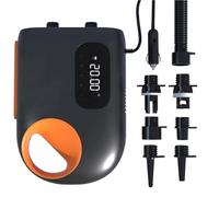 TEMOOUES Ensemble de Pompes à Air électriques à Vitesse, tête de vélo multifonctionnelle, Pneu de vélo pour Planche à pagaie extérieure, éclairage LED