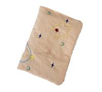 TEMOOUES Étui à passeports de style coréen brodé pour femmes, étui portable pour tickets et cartes de rangement Orgaznier pour usage quotidien, a, Beauté de masse