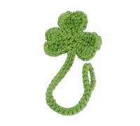 TEMOOUES Feuille Crochet Faite À La Main Feuille Tricotée Germe Marque-Pages d'angle Multifonctionnels Accessoires Décoration Pratique pour Casque Accessoire pour Casque sur Le Thème De La Nature