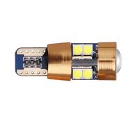 TEMOOUES Feux de position latéraux en alliage d'aluminium - Sortie lumineuse supérieure - Puces LED - Design Plug Play - Pour voiture à faible consommation d'énergie