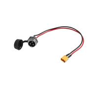 TEMOOUES Fiches de charge pour scooter électrique - Ports d'entrée d'alimentation compacts - Port de charge à 3 broches - Améliore les protections électriques et les protections électriques
