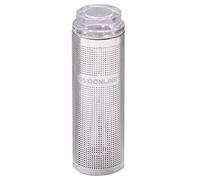 TEMOOUES Filtre à eau en acier inoxydable pour aquarium, protection média, accessoires pour aquariums, cadre d'entrée en maille en acier inoxydable, protection anti-crevettes