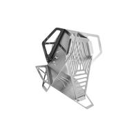 TEMOOUES Foyer Pliant en Acier Inoxydable pour Pique-Nique Barbecue Patios Pliables Grillades Grils Camping Pliables