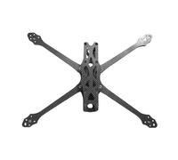 TEMOOUES FPV Racings Frame 7/8 Pouces Fibres De Carbone Quadcoptères Freestyles avec des Armes De 5 Mm Racing FPV