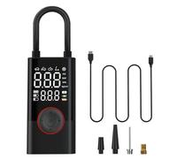 TEMOOUES Gonfleur de pneus numérique haute efficacité Gonflage rapide Stockage facile pour démarrage de voiture