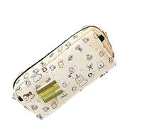 TEMOOUES Jolie trousse à crayons de grande capacité avec motif éléphant de dessin animé pour marqueurs, fournitures artistiques, étui pour chiot, Chiot de fête