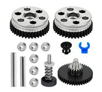 TEMOOUES Kit d ' extrudeuse d ' engrenage d ' Alimentation amélioré, pièce d ' engrenage d ' imprimante 3D, Kit d ' extrudeuse HGX en Acier trempé HGX pour Ensemble CR10S