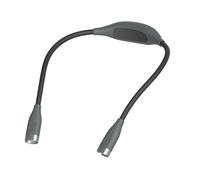 TEMOOUES Lampe de cou LED à 360 degrés avec bras réglables à charge rapide et portable, convient pour la course de nuit, le camping, lampe de cou rechargeable par USB