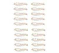 TEMOOUES Lot de 10/20 filets à cheveux élastiques pour différentes coiffures de cuisine, 50 cm beige, taille unique