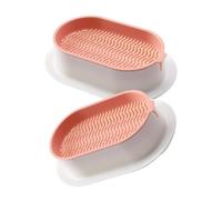 TEMOOUES Lot de 2 boîtes hydroponiques pour animaux de compagnie - Bac de culture de l'herbe à chat - Bac de culture sans terre pour plantes d'intérieur - Pots de grande capacité