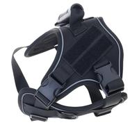 TEMOOUES Lot de 2 gilets tactiques rembourrés doux avec sangle réglable pour les promenades quotidiennes et l'entraînement